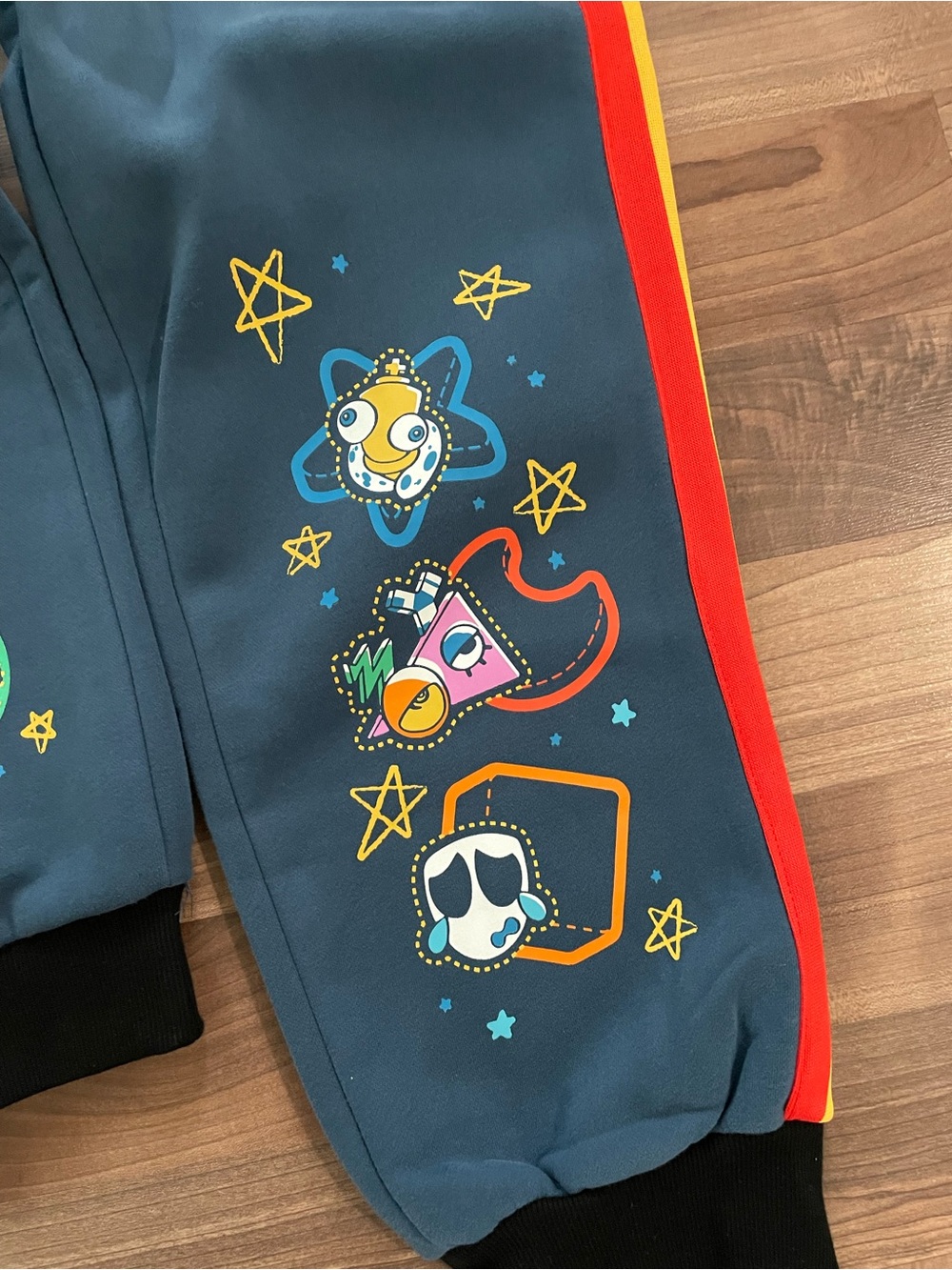 Glitch Digital Circus Unisex Sweatpants joggers small NEW - Picture 2 of 6